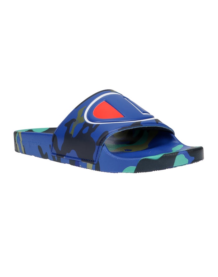 Champion Ipo Badslippers Heren - Blauw - Belgie 9217BOJNX